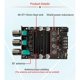 thumbnail image 4 of ZK-XPSM 150Wx2 Bluetooth Treble and Bass Adjustment Amplifier Board, 4 of 5