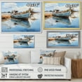 thumbnail image 4 of Designart "Boat peaceful Waterscapes II" Transportation Canvas Print, 4 of 5