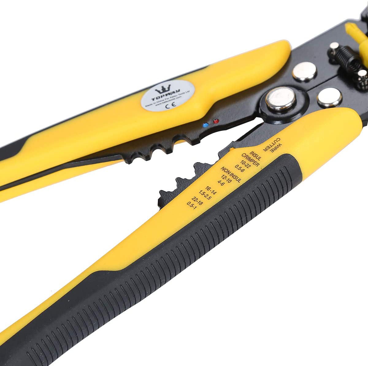 Details about   Wire Stripper 3in1 Terminal Wire Crimping Tools Crimper Pliers 10‑24AWG HSD1 Hot 