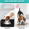 thumbnail image 4 of Celestial Sun and Moon Dog Bowl Mat - Astrology Print Pet Feeding Mat with Absorbent Core, Non-Slip Rubber Base for Tile and Wood Floors, 4 of 7