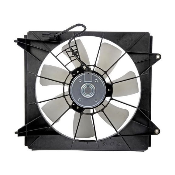 Auxiliary Fan Assembly - Compatible with 2009 - 2014 Acura TSX 2.4L 4-Cylinder 2010 2011 2012 2013