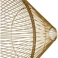 thumbnail image 4 of SAFAVIEH Gemini 3D Cone Wall Mirror, Gold, 4 of 4