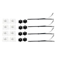 thumbnail image 3 of Correas de seguridad para TV, a prueba de bebés, ajustables, portátiles, para muebles, kit de anclajes de pared para TV, estanterías y televisores de 4 piezas, 3 of 8