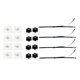 thumbnail image 3 of Correas de seguridad para TV, correas de anclaje a la pared para TV, arnés ajustable y versátil antivuelco. 4 piezas, 3 of 9