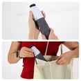 thumbnail image 6 of Unique Bargains 1 Pc Folding Umbrella Lightweight Two-color Travel Umbrella Black White, 6 of 6