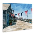 thumbnail image 2 of Stupell Industries Tropical Seaside Fishing Wharf Canvas Art, 30 x 24, by Franklyn Gregory, 2 of 8
