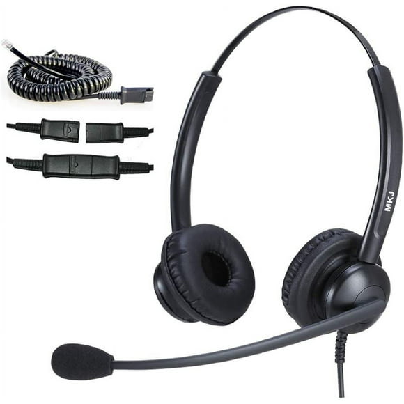 Telephone Compatible with Cisco IP Phones, Dual Ear Corded RJ9 Phone for Office Phone, Work