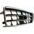 thumbnail image 2 of VioziteGam Grille Assembly Chrome with Painted Dark Gray Insert with Emblem Provision Plastic w/ Gray Insert Chrome for Subaru for Forester X/XS 03-05 & XT 04-05 1pc 14894676 SU1200127, 2 of 8