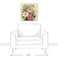 thumbnail image 3 of Creative Products Pink And White Florals 20 x 20 Canvas Wall Art, 3 of 5