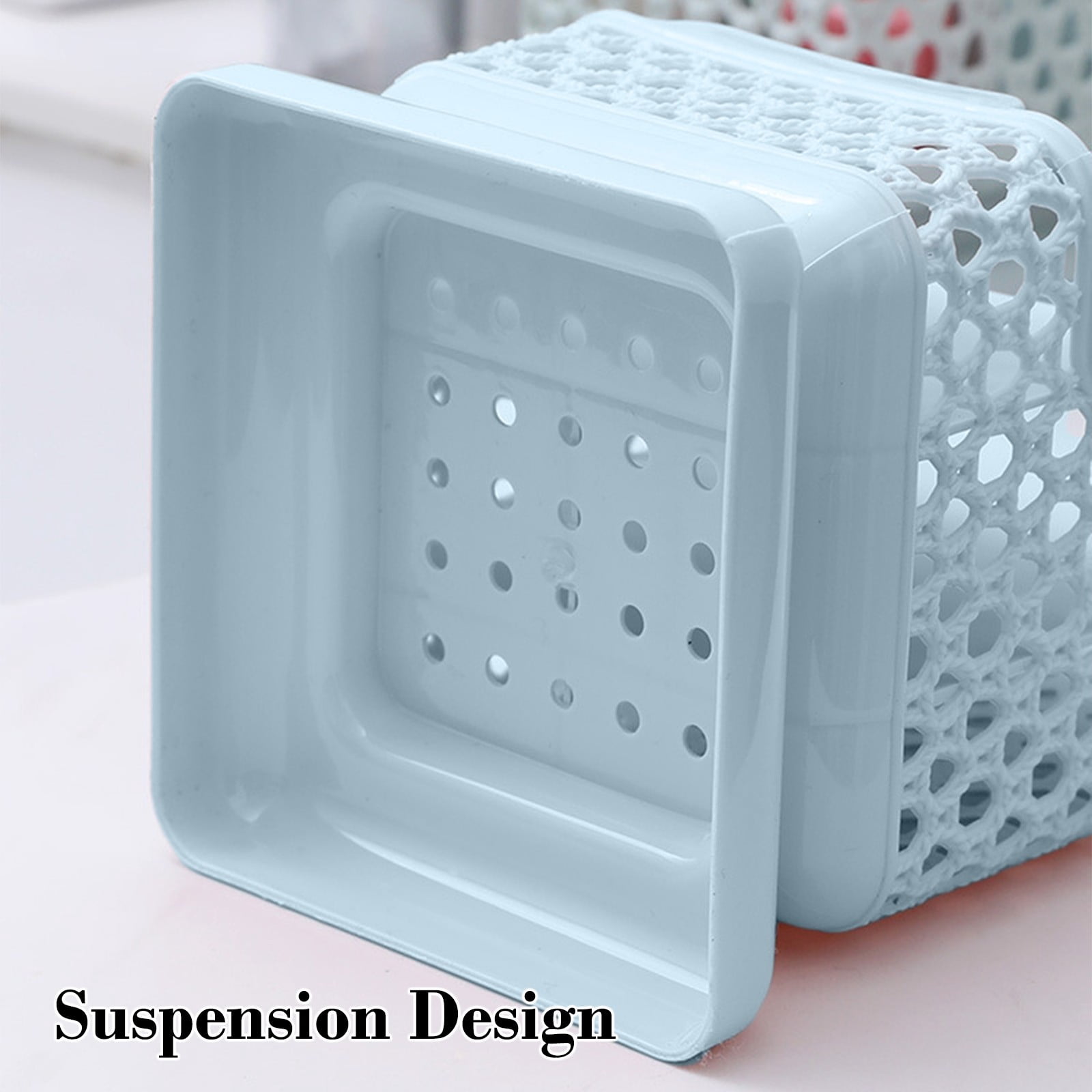 Tarmeek Hollowed Desk Organizer, Large Capacity Minimalist Pen Holder for Desk & Makeup Brush Holder, Multi-Functional Stationery Rack, Desk Organizers and Accessories for Home Office
