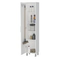 thumbnail image 4 of Miekor Furniture Storage Cabinet Buccan, Five Shelves, White Finish 123126, 4 of 7