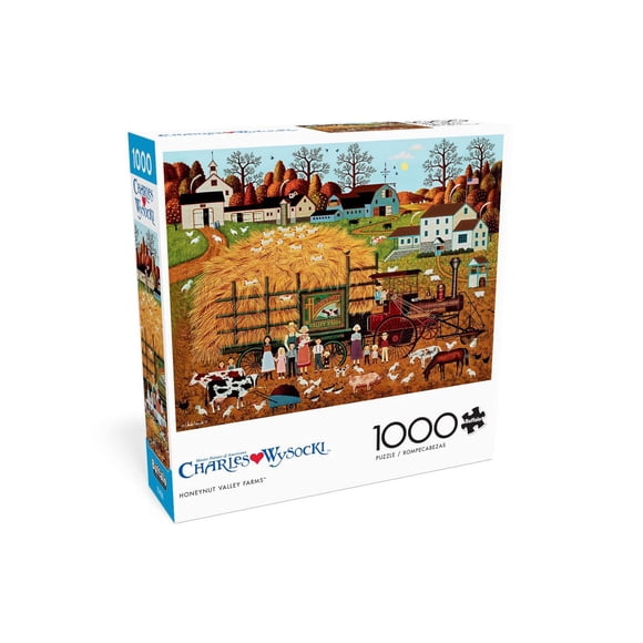 Buffalo Games - Charles Wysocki - Honeynut Valley Farm - 1000 Piece Jigsaw Puzzle
