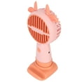 thumbnail image 4 of Mini Handheld Fan Portable USB Rechargeable Ergonomic Desk Table Fan Small Pocket Fan for Students Pink, 4 of 14