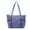 Blue, variant on Large Tote Bag for Women with Zipper, Lightweight Puffy Tote Bag Quilted Shoulder Bag Handbag for Travel, Work, Gym