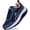 Bluepink, variant on Women's Arch-support Walking Shoes, Wide-shaped Orthopedic Sports Casual Tennis Shoes, Suitable for Plantar Fasciitis,US5.5-11