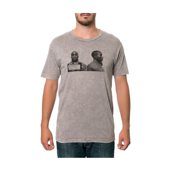 Fourstar Clothing The Mugshots Mineral Camiseta gráfica para hombre, gris, pequeña