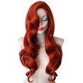 thumbnail image 1 of Women Long Wavy Curly Full Wig Jessica Rabbit Party Hair_j, 1 of 5
