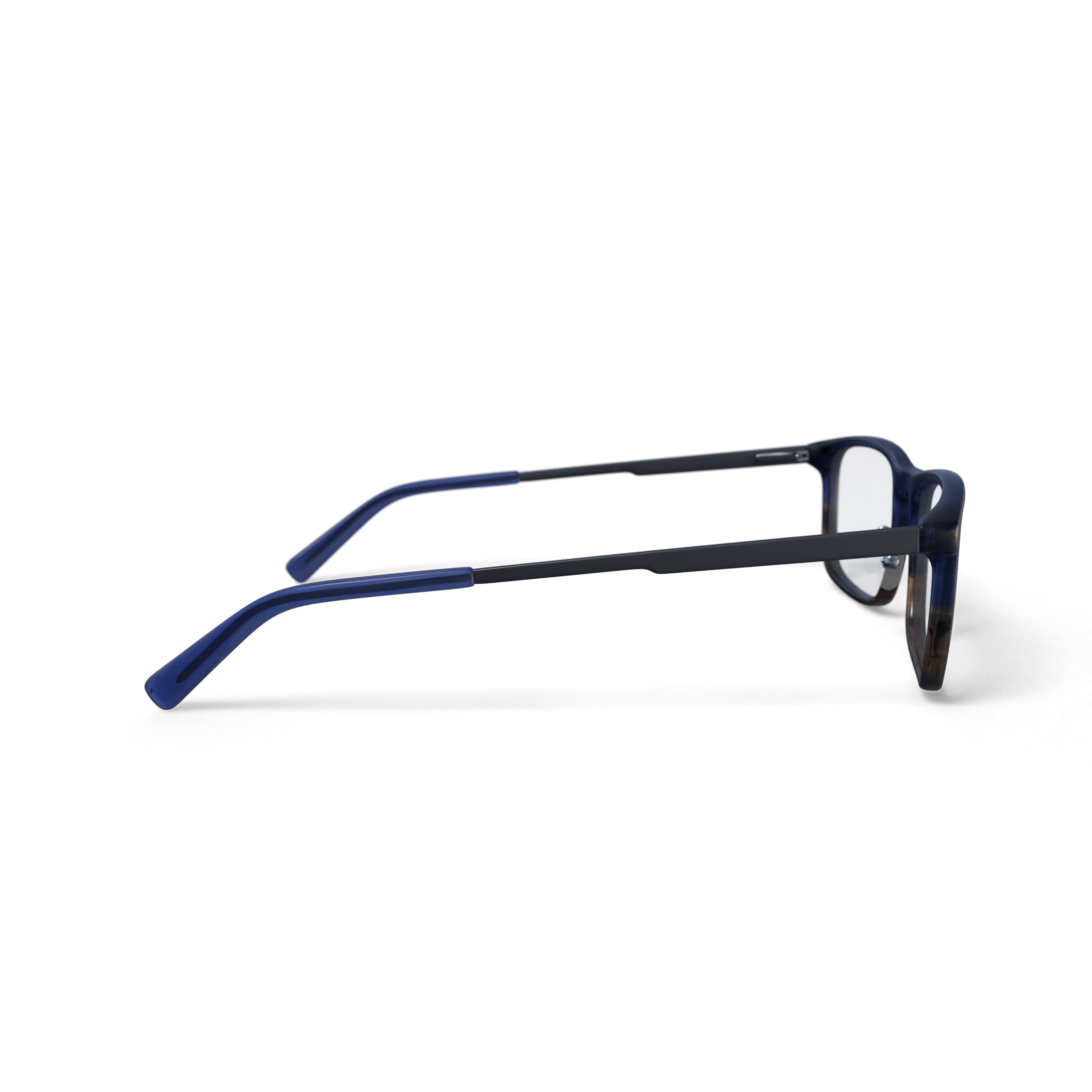 Walmart Men's Edward Rectangular Prescription Eyeglasses with Case, Navy