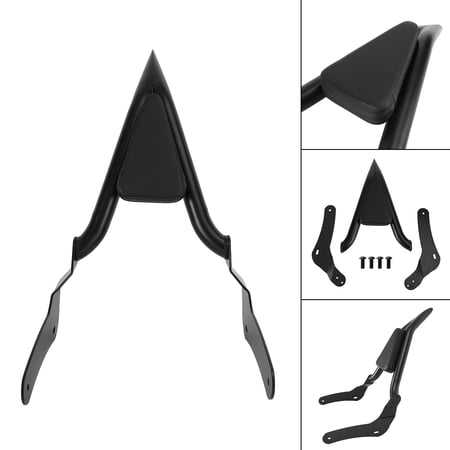 Tall Passenger Sissy Bar Backrest For Honda Rebel 300/500 2017-2025 - Black Steel Construction