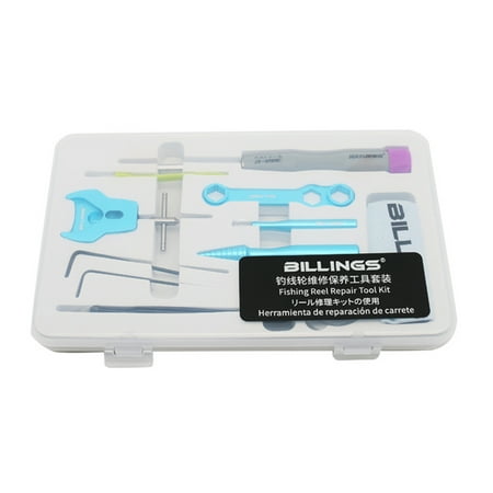 AMO Bearing Check Tools Pin Puller Trust Wrench Fishing Reel repair Kits  Box set