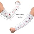 thumbnail image 4 of ALAZA Valentine's Day Hearts UV Sun Protection Arm Sleeves UPF 50+ Compression Cooling Sleeve 1 Pair, 4 of 7