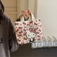 thumbnail image 2 of MBTI Lindos bolsos de mano para mujer Bolso de hombro de lona con dibujos animados de Hello Kitty Kawaii Bolso pequeño informal de diseñador de moda Bolso cruzado para mujer, 2 of 4