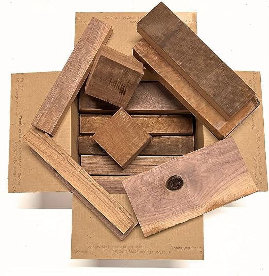 Box of 12 Long Rustic Walnut Wood Scrap Boards - Free Shipping! –  Woodchucks Wood