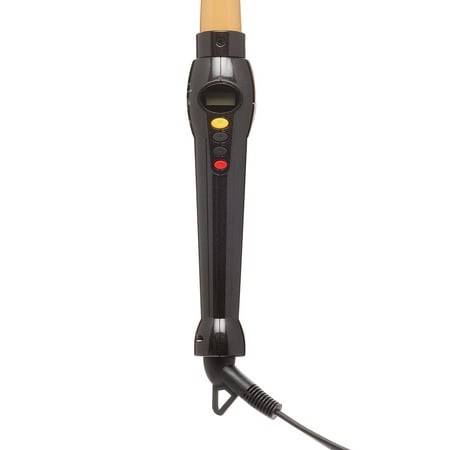 CHI Air Tourmaline Ceramic 1/2 - 1" Hair Curling Styler Wand, Onyx Black