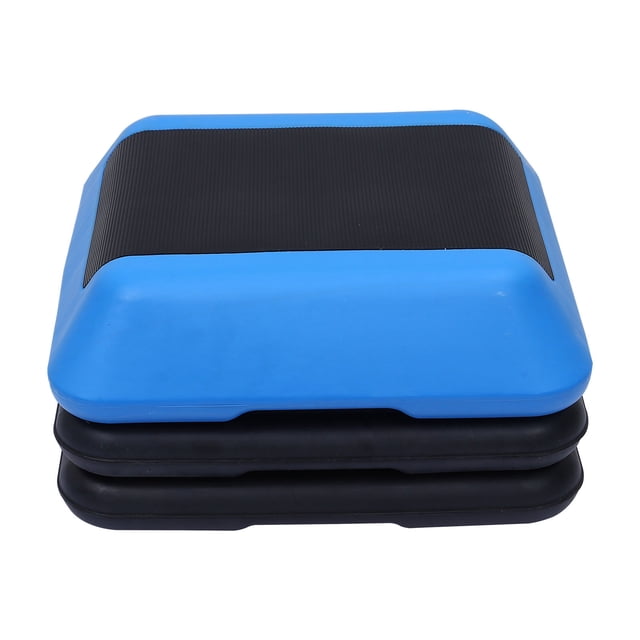 ELAYARD Adjustable Blue Fitness Stepper for Aerobic Exercise and Cardiovascular Training