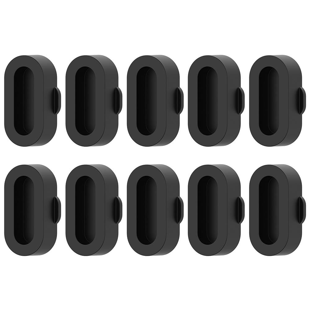 Black Anti-dust Silicone Cover Dustproof Plug Case for Garmin Vivomove 3/3S 