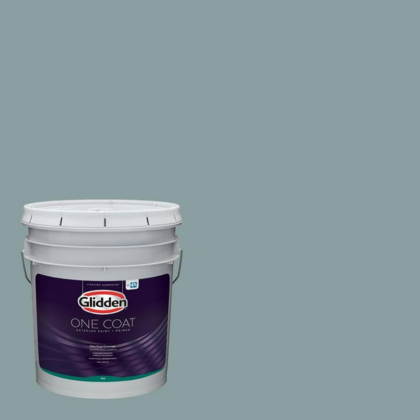 Aqua Smoke, Glidden One Coat, Interior Paint and Primer