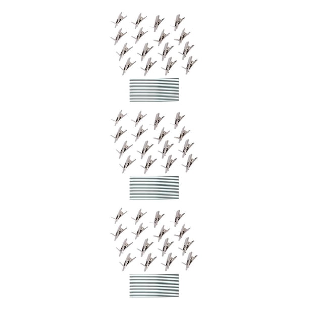 Metal Tree Clips maskred 32 Pieces/Set Christmas Tree Fake Flower Clips Assortment Home ...