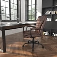 thumbnail image 6 of Bowery Hill 20.5" Faux Leather Adjustment Office Chair in Bomber Brown, 6 of 7