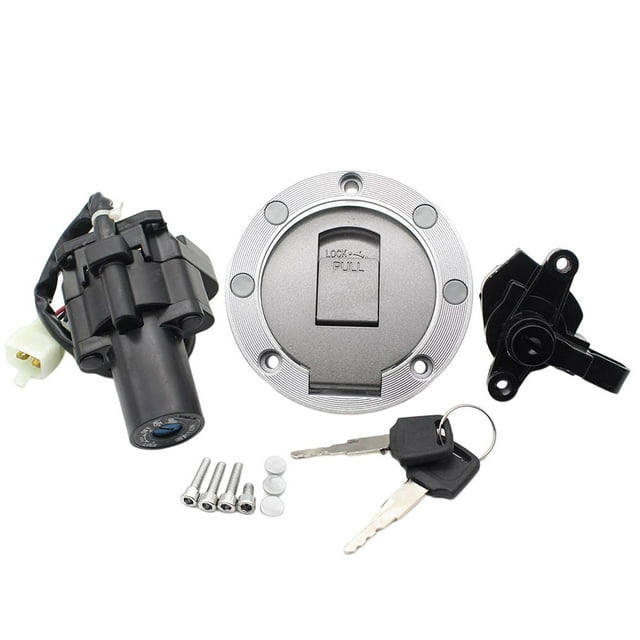 tapa del tanque de ,Llave de bloqueo del asiento del interruptor de arranque de la motocicleta,cubierta de la tapa del tanque de de gas de repuesto duradera,conjunto de Zulema tapa del tanque de gasolina