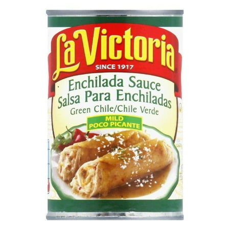 La Victoria Green Chile Enchilada Sauce - Mild, 10 OZ (Pack of