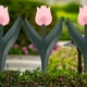 thumbnail image 5 of 10 vallas decorativas de plástico para jardín con borde de tulipán, separador de flores para parterres, barrera decorativa para césped al aire libre, 5 of 8