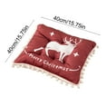 thumbnail image 3 of Uuiauoio Christmas Chair Cushions with Ties for Dining Chairs Memory Foam Chair Pad Non Slip Seat Cushion with Washable Cover for Patio Kitchen Indoor Outdoor, 3 of 6