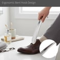 thumbnail image 5 of 1 Pc Stainless-Steel Shoehorn, Metal Shoe Horn Long Handle, Heavy Duty Stainless Steel Shoe Horn for Seniors, Men, Women Shoe Slip-On Tool, Shoe Gadget 15cm, 5 of 6
