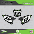 thumbnail image 2 of Kalair GFX Graphics Kit for Kawasaki KX85 (2014-2021) Stellar Series, 2 of 5