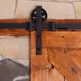 thumbnail image 3 of CIMAXIC Cimaxic Sliding Barn Door Stopper Black Adjustable Buffer for Home, 3 of 6