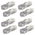 thumbnail image 1 of simhoa 8 Pcs Poids de Cordon de Rideau Transparent Remplacement PP pour Rideaux, 1 of 8