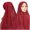 Wine, variant on beishanbush Heardband Women Casual Solid Color Multicolor Hijab Bandage Cap Hijab Brown