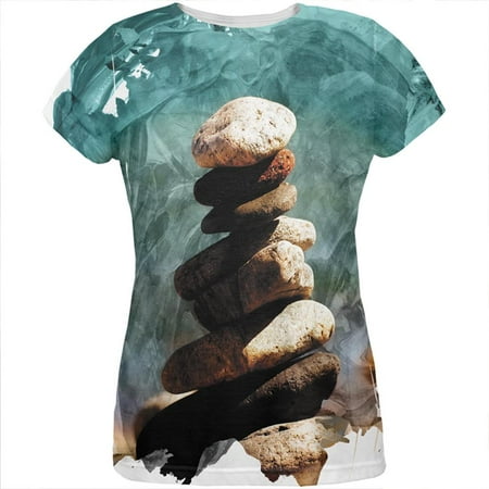 Find Your Balance Yoga Meditation All Over Womens T Shirt Multi 2XL