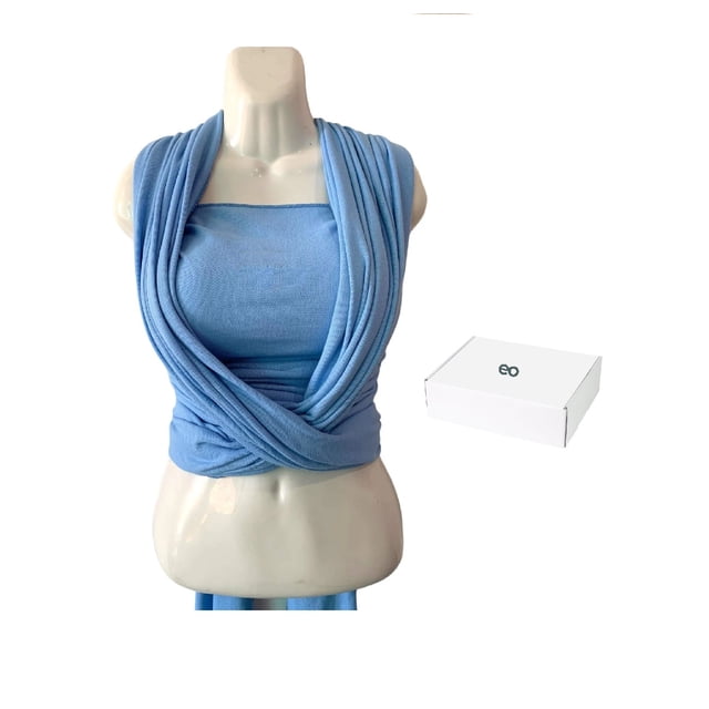 Rebozo Fular Bebe Elastico Ergonomico Azul cielo