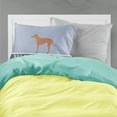 thumbnail image 2 of Rhodesian Ridgeback Welcome Fabric Standard Pillowcase Blue, 2 of 2