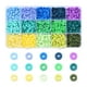 thumbnail image 3 of Kit De Cuentas Redondas Planas De Arcilla Polimérica Para Fabricación De Joyas, Suministros Para Manualidades DIY A Sunnimix Cuentas espaciadoras de arcilla polimérica, 3 of 7