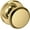 Lifetime Polished Brass, variant on Baldwin 5023.Priv 5023 Privacy Door Knob Set - Black