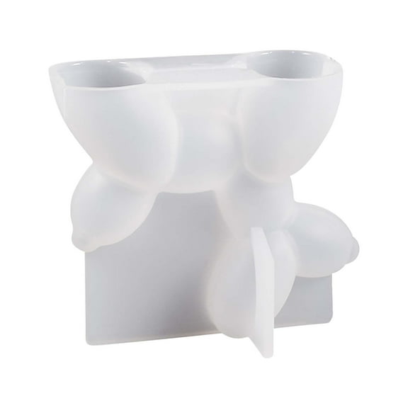 pvdgvd Stereoscopic Dog Mould, DIY Aromatherapy Gypsum Candle Resin Mould, Heat-resistant & Easy Demoulding