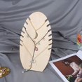thumbnail image 3 of HAHADAXA Wooden Jewelry Display Stand Desktop Necklace Earring Storage Rack Holder Jewelry Organizer Necklace Hanger for Home, 3 of 7