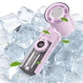 thumbnail image 4 of Leeye Portable Air Conditioner Fan, USB Rechargeable Mini Cooling Fan with Ice Function and Digital Display, Personal Air Cooler with 7-Color LED Lights for Sports Study Outdoor, Purple,, 4 of 4